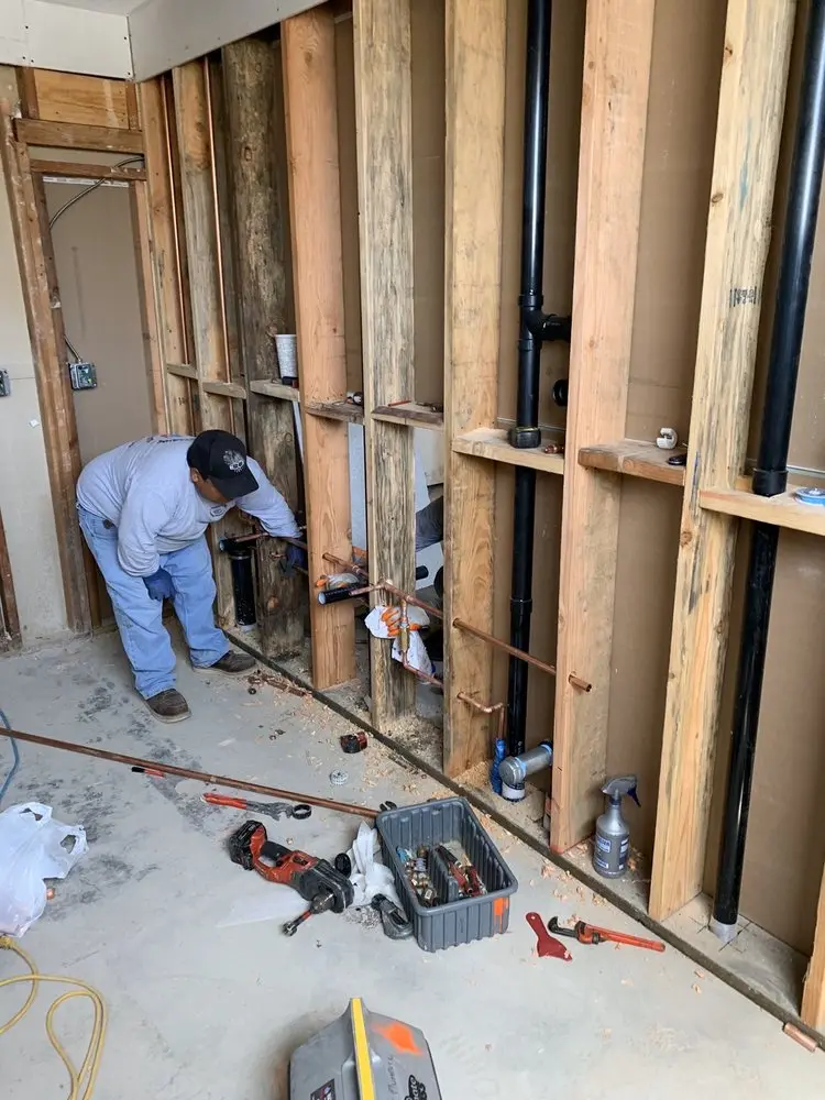 Commercial rough-in plumbing for Trenchless Sewer Repair in Rumson